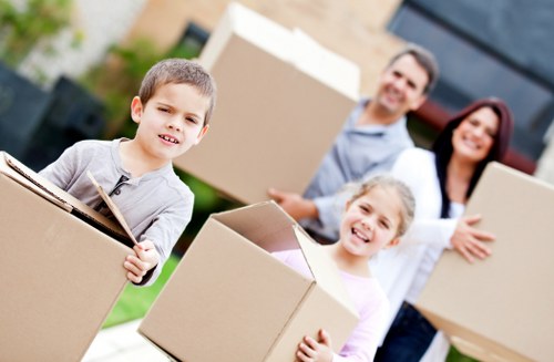 Careful loading of furniture during a small removals job in Neweltham