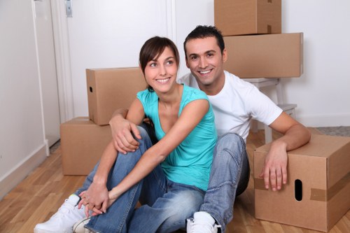 Household and business items arranged safely in secure storage in Neweltham