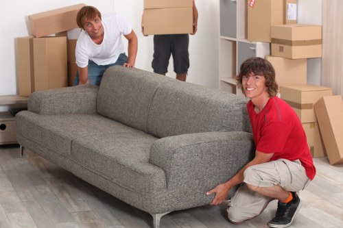 Carefully packed boxes prepared for long-term storage in Neweltham