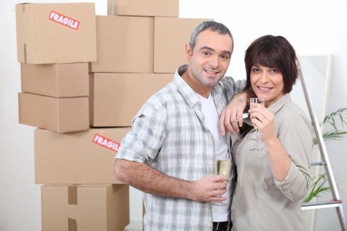 Local flat removals in Neweltham with a team preparing for a smooth apartment move