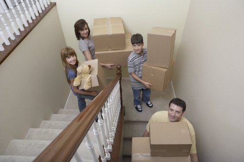 Commercial moving team handling office removals in Neweltham with care